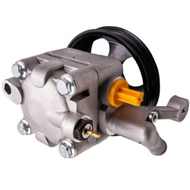 maXpeedingrods Power Steering Pump with Pulley & Reservoir for Subaru Baja H4 2.5L 2003-2006, Legacy/Outback H4 2.5L 2002-2004, 21-5254, 34401AE03B, 34430AE04A