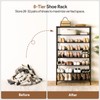 MAHANCRIS 8-Tier Shoe Rack, Large Capacity Shoe Shelf, Shoe Organizer