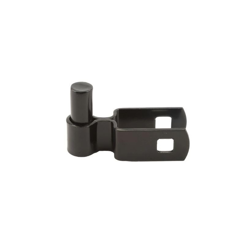 1" Square Male Black Hinge Pair (5/8" Pintle) (Pack of