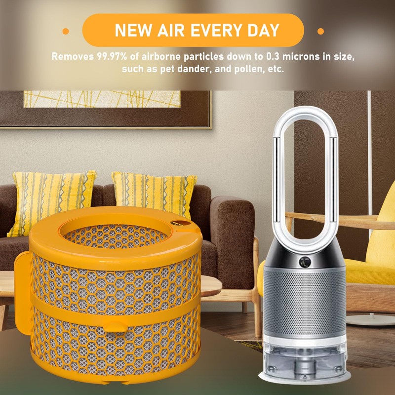 PH03 Carbon Fiber Evaporator Filter Replacement Compatible with Dyson PH01