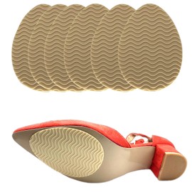 Non-Slip Shoes Pads Sole Protectors Adhesive, High Heels Anti-Slip Shoe Grips (Beige 3pairs)