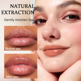 Peptide Lip Tint, Tinta De Labios Peptide, Lip Gloss Brillante Brillo De Labios Hidratante De Larga Duración Mermelada De Labios Jelly Gloss Voluminizador De Labios No Pegajoso, Lápiz Labial Líquido De Gelatina Brillante Para Mujeres Y Niñas (05#, M)