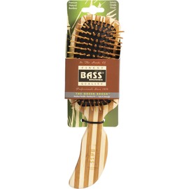 Bass Brushes Bamboo Hairbrush, Large Oval 1 Brush
