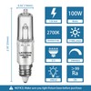 Lachesan JDE11 120v 100w, E11 Halogen Light Bulb,Dimmable T4 Mini