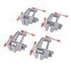 4PCS Portable Mini Table Clamp Aluminum Alloy Mini Bench Vice