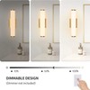 Kalium 16in Modern Wall Sconces, Dimmable Bathroom Vanity Lights, 3000K