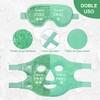 2PCS Máscara de Hielo para Ojos y Cara, Antifaz de