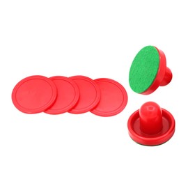 BIUDECO 1 Set Air Hockey Pushers Pucks Replacement Pucks for Game Tables Air Hockey Table Accessories