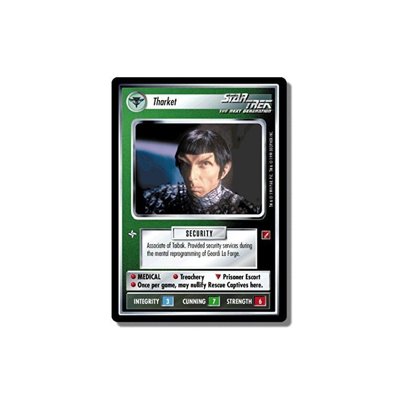 Decipher Star Trek CCG 1E BOG Blaze of Glory THARKET