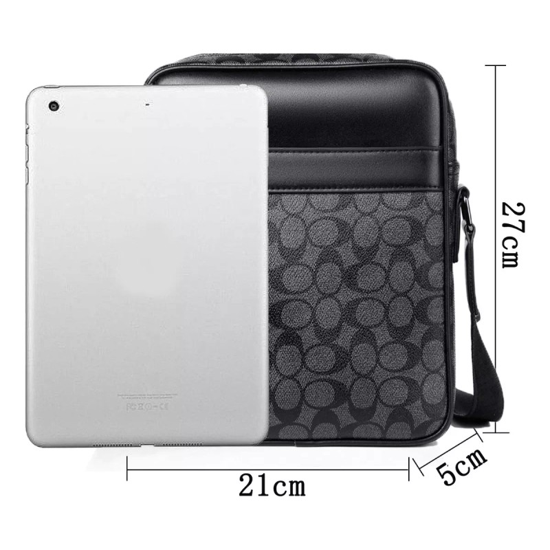 SH Bandolera Hombre Mujer Cuero Crossbody Bolsa Mariconera,2pcs