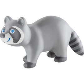 HABA Little Friends Raccoon - Chunky Plastic Forest Animal Toy Figure