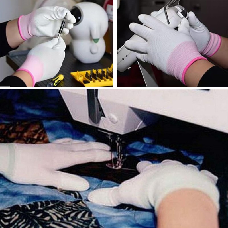 2Pairs Quilting Gloves for Free Motion Sewing Lightweight and Form-Fitting