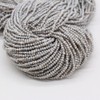 Natural Mini Pearl Beads Irregular Rice Shape Dyed Grey Freshwater