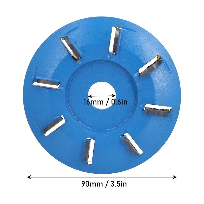 Angle Grinder Wood Carving Disc 8 Teeth Milling Cutter Carving
