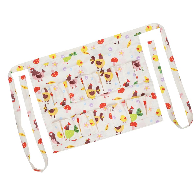 Eggs Collecting Protective Apron Multiple Pockets Chicken Eggs Gathering Holding