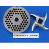 Meat Grinder Grinding Plate Knife Combo size 12 knife and