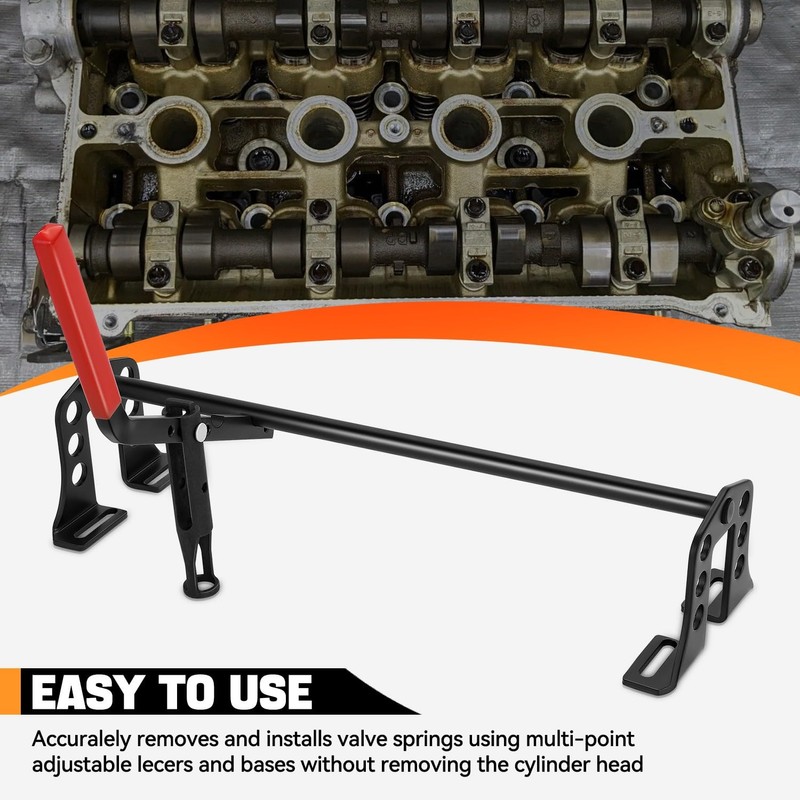 Auto Dynasty Valve Spring Compressor Universal Overhead Engine Valve Spring