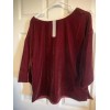 Soft Surroundings NWT!!!! Soft Surroundings Aria Velvet Tunic in Cabernet