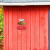 Letrero de agradecimiento ovalado de calidad para mantener la puerta