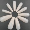 LoveOurHome 100PC Coffin Press-on Nails Nude Medium Acrylic Tips, Ballerina