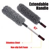 4Pcs Car Duster Kit, Multipurpose Dense Microfiber Duster for Car