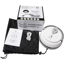 Tragbares Camping-Bidet-Sprühgerät, wiederaufladbar mit Licht & Reise-Camping-Laterne, Hand-Bidet für Behinderungen, Krankenhäuser, alte Menschen, Kinder – für Wandern, Angeln, Camping