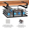 Home Zone Living 2-Pack Under Shelf Pull-Out Drawer Kitchen Cabinet