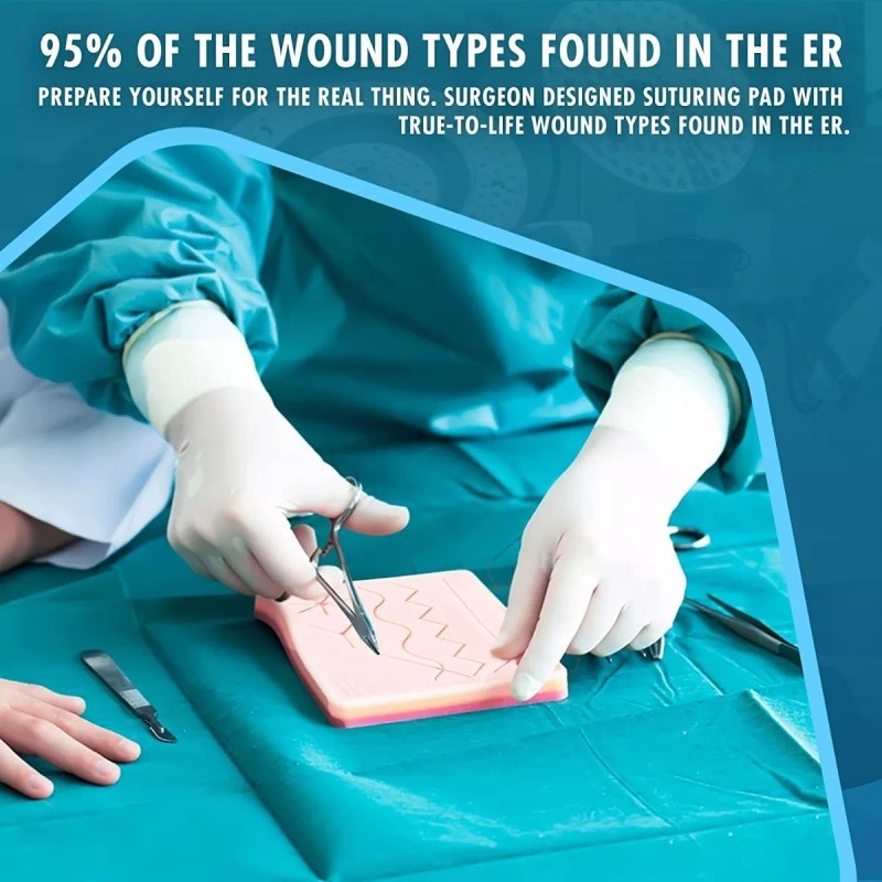 OEM Pad Para Práctica De Sutura Insiciones Pad De Sutura