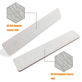 27pcs Double Sided Emery Board,80/80 Grit Nail Files for Acrylic Nails, Professional Nail File