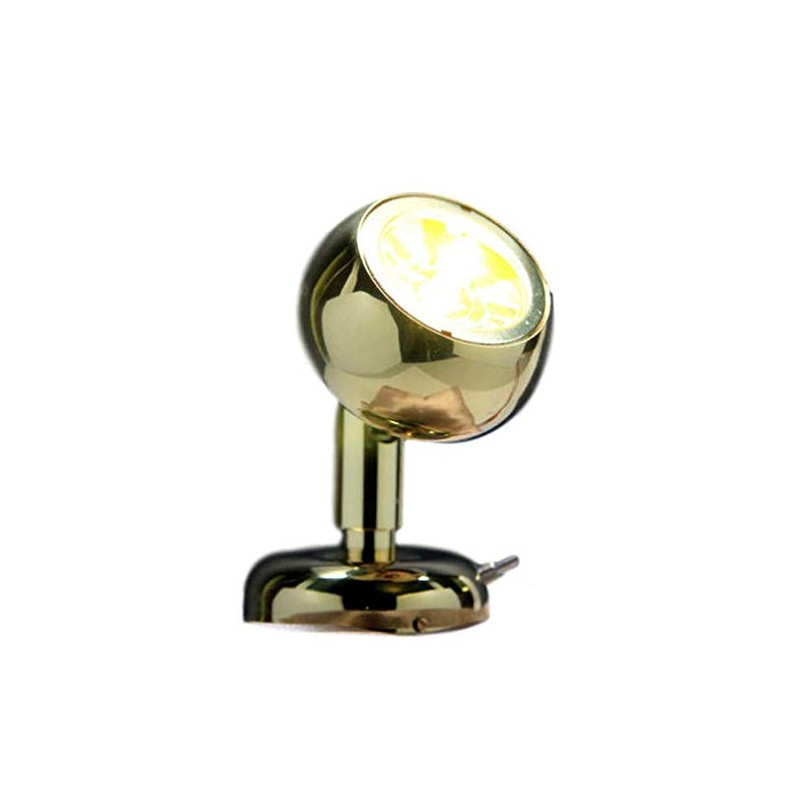 Pactrade Marine RV Trucks LED Swivel Brass Dimmable Reading Light