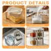 Suclain 6 Pcs Condiment Jar Spice Container 13.5oz Sugar and