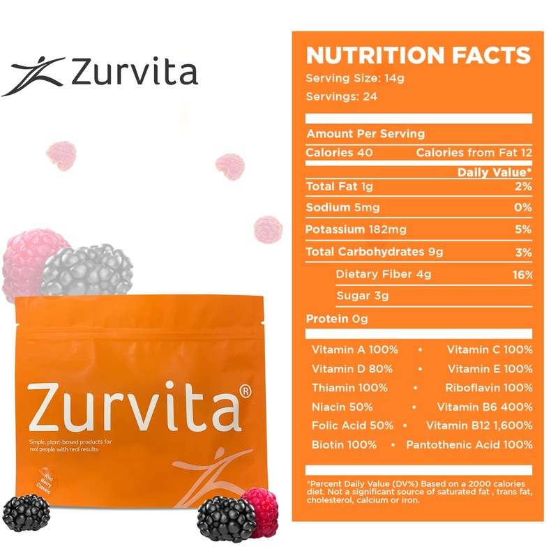 Zurvita - Zeal for Life Wellness Drink Mix - Wild