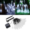 DropShaped 30 LED Solar String Light Waterproof Garden Decoration Light