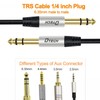 DTech Electric Guitar Cable TRS 1/4 Instrument Cable Aux Right