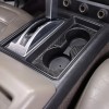 carcartrim-2022 Carbon Fiber Central control water cup holder panel sticker