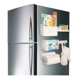 Extreme Organizador Cocina Refrigerador Magnético 5 En 1 Practico Color Blanco