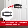 French Door Lock Childproof | Adjustable Double Door Reinforcement Lock
