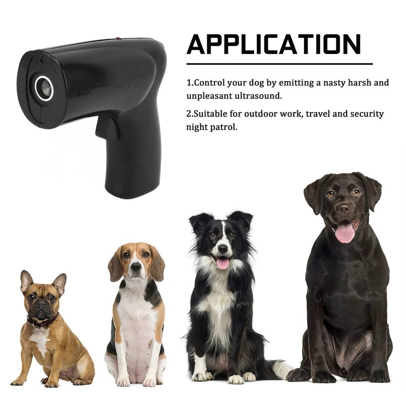 Dog Bark Deterrent Device 25KHZ Ultrasound Barking Control Handheld Dog