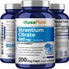 NusaPure Strontium 680 mg 200 Vegetarian Caps (Non-GMO, Gluten Free)