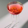 Magic Ocean Jellyfish Glass Cup Colorful Cocktail or Martini Cup
