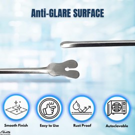 Butterfly Probe Grooved Director Multifunction Lab Dissecting Probe Made of Stainless Steel Used in Science Biology Classrooms, Home Schooling Kit, Research Dissection Laboratory Supplies (1 Pcs)