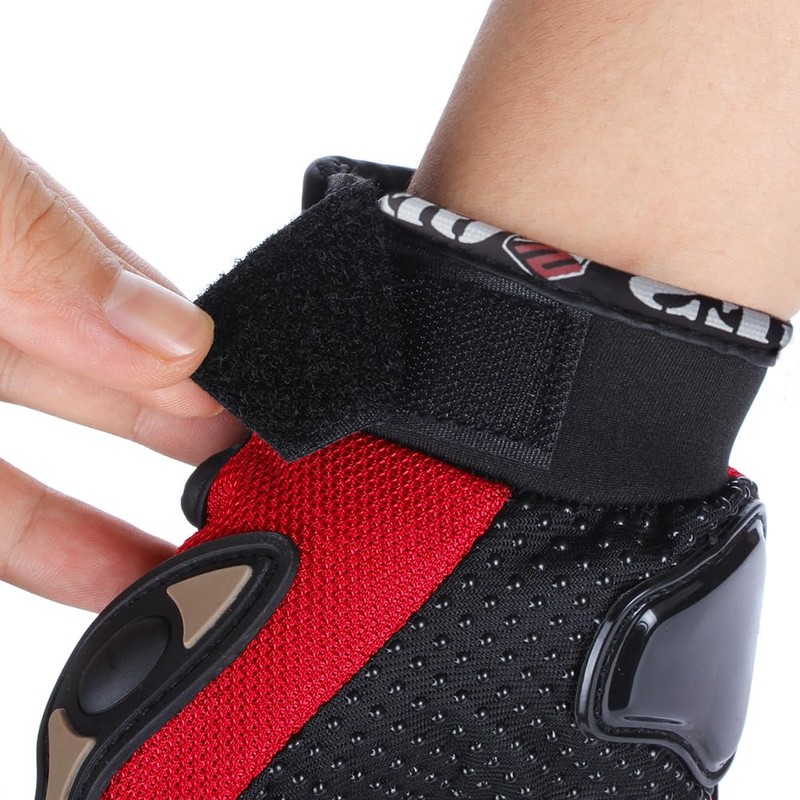 GES Motorcycle Gloves for Men Full Finger Touchscreen Protective Anti-Slip