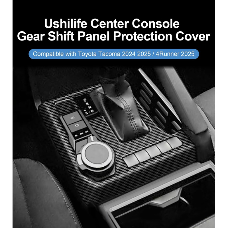 ushilife Central Control Gear Shift Panel Trim Cover Compatible with