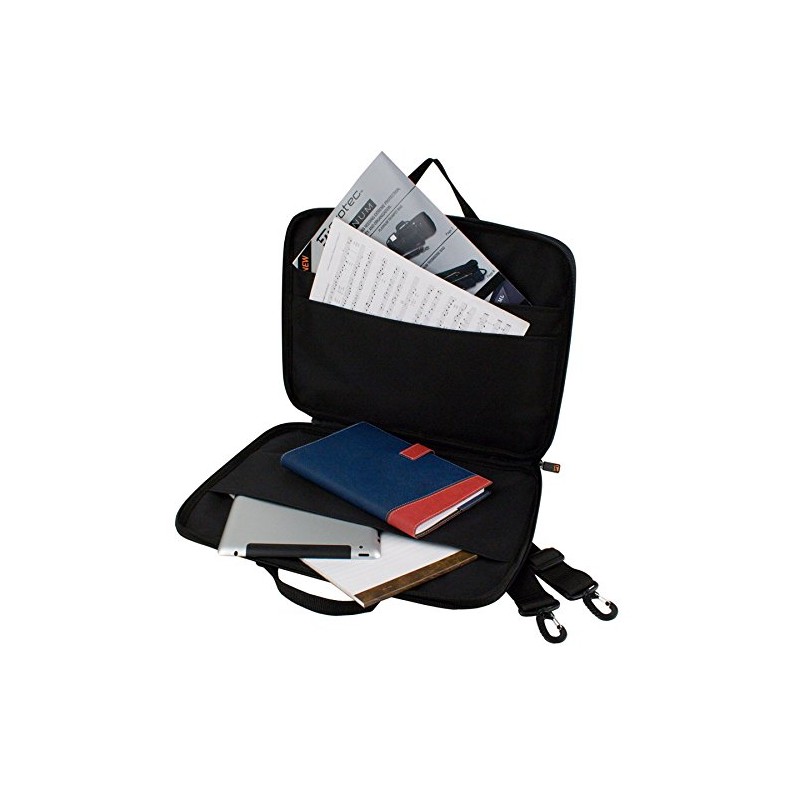 Protec Slim Portfolio Bag, Black (P5), Fits up to 10.5