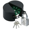 Outdoor Faucet Lock, Anti-Theft Faucet Lock (with Padlock), Suitable for