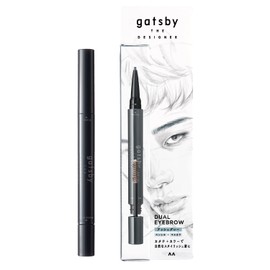 Gatsby The Designer Dual Eyebrow Ash Gray [Men's Cosmetics, Eyebrow Pencil, Mascara, 2-in-1 Specifications]