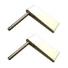 Pinball Flipper Shaft Assembly White - Set of 2