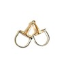 Stainless Steel 4.5'' & 5'' EggButt Snaffle Bit Horse Riding
