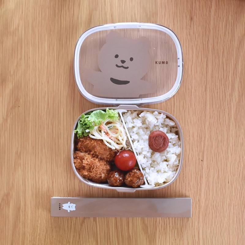 Sabu Mumuu 387005 Antibacterial One-Touch Lunch M, Mirukuneko, Capacity: 20.3