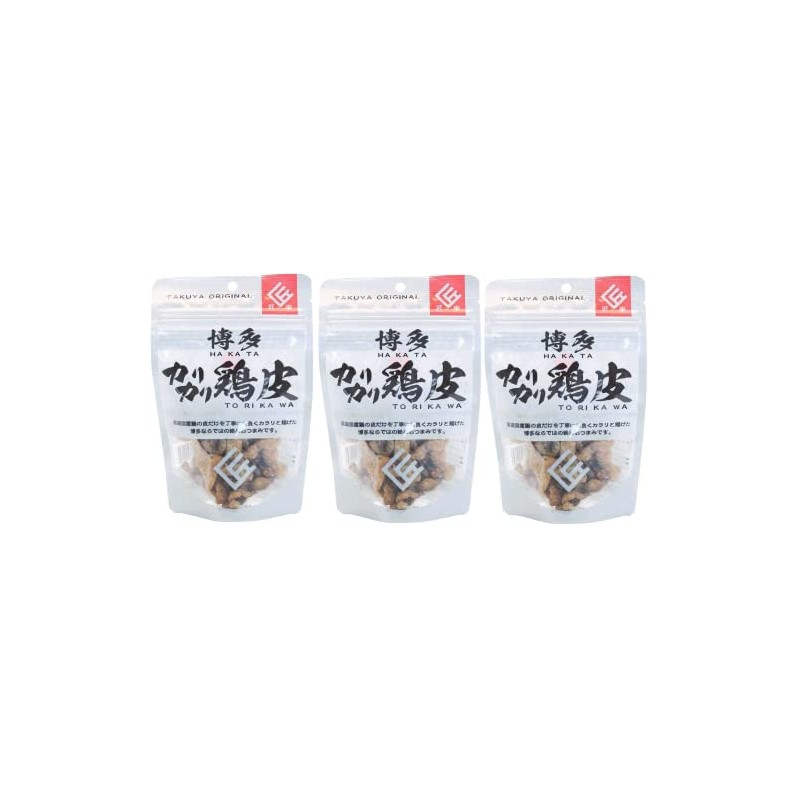 Takumiya Hakata Crispy Chicken Skin, 1.8 oz (50 g) x